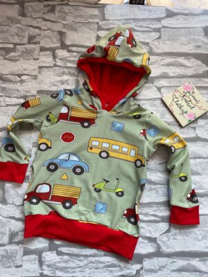 Vehicle hoodie, green vehicle hoodie