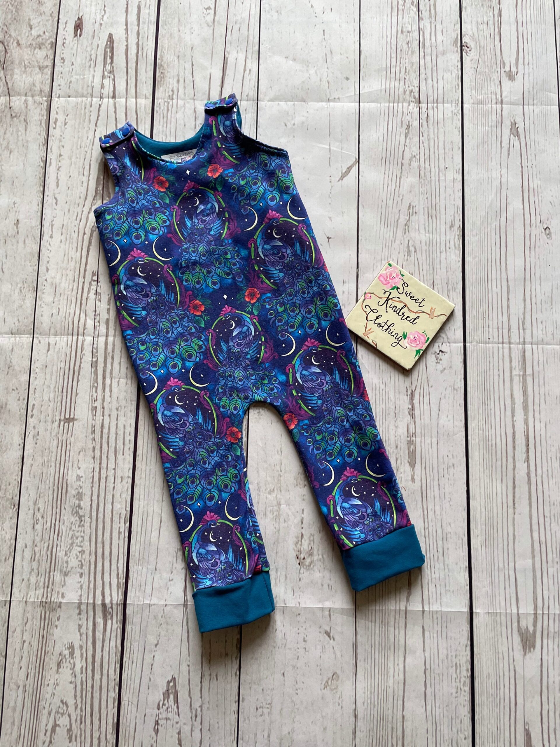 Blue Peacock romper - Image 5