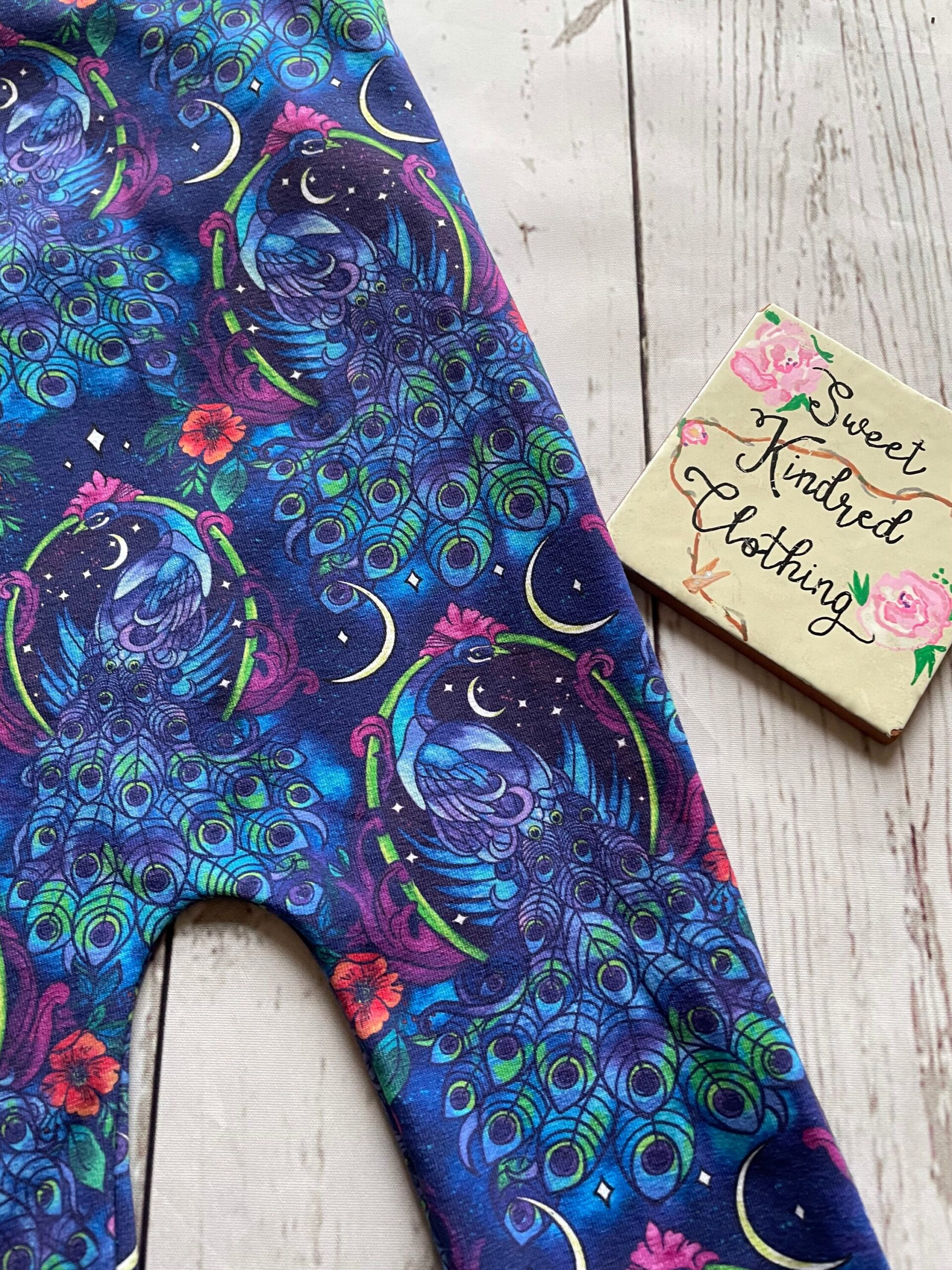 Blue Peacock romper - Image 6