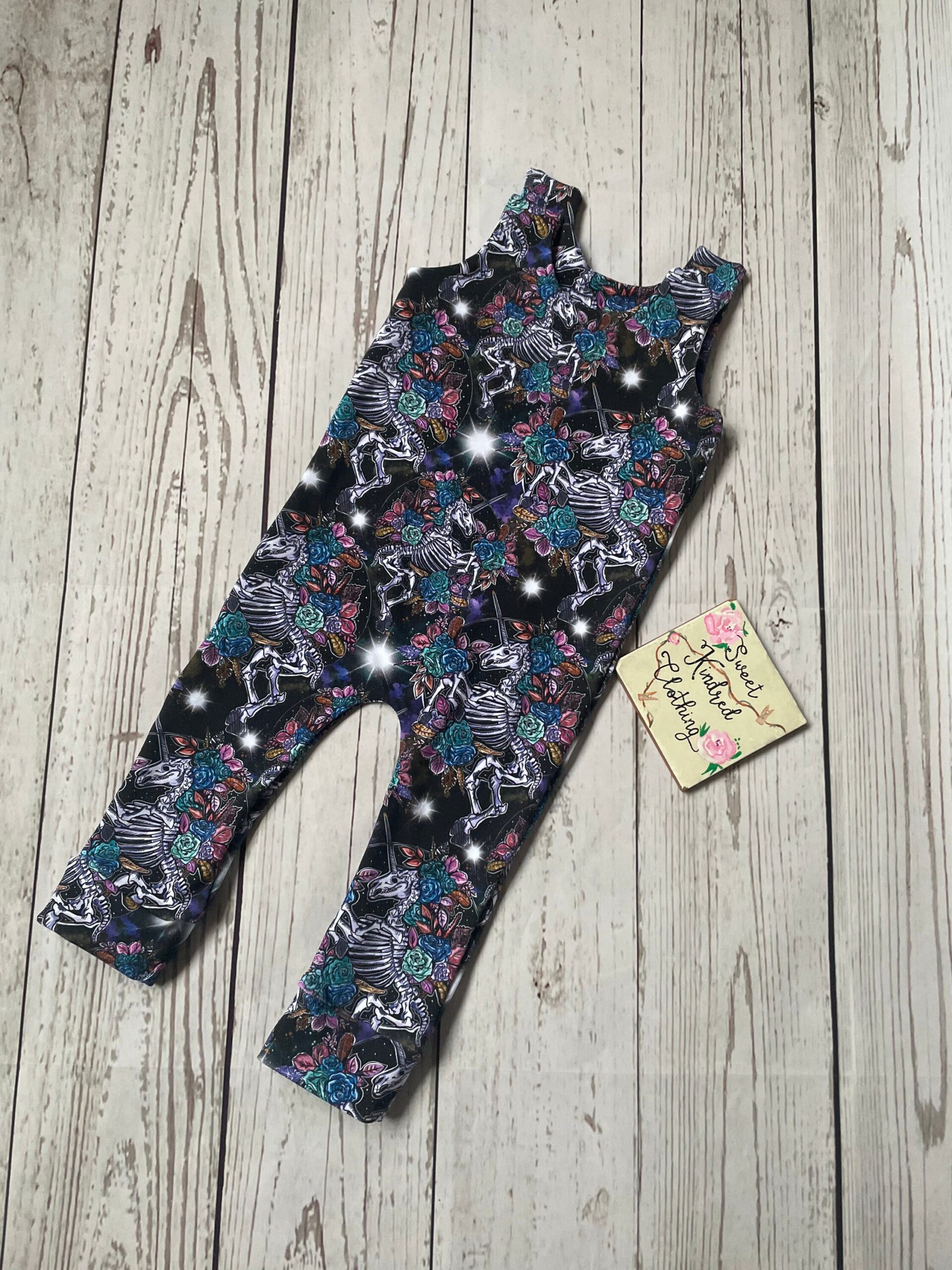 Unicorn romper, alternative unicorn, girls unicorn romper - Image 6
