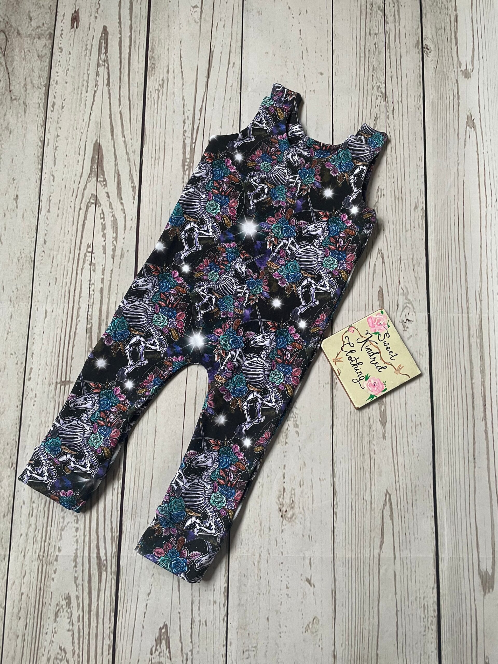 Unicorn romper, alternative unicorn, girls unicorn romper - Image 7