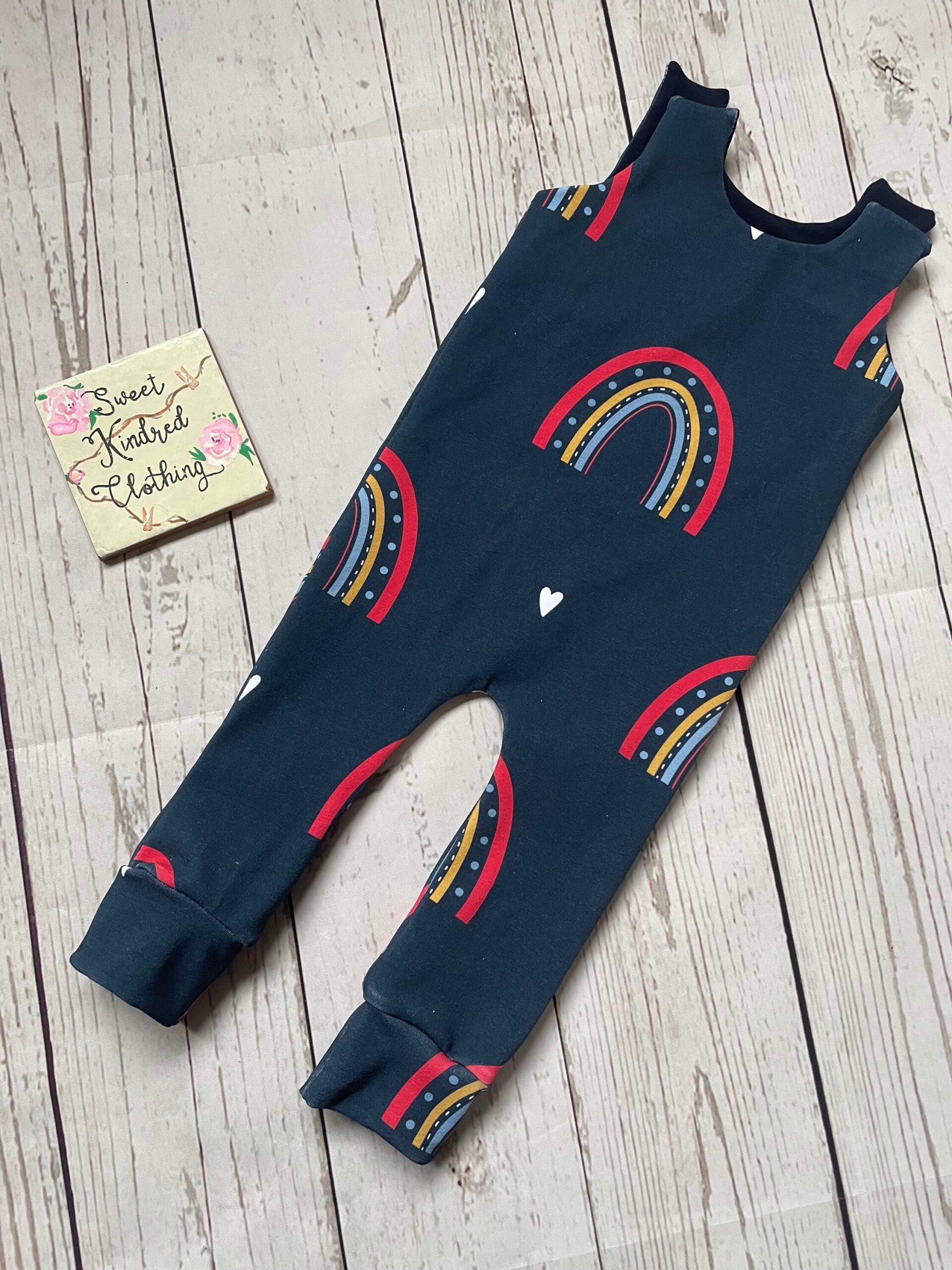 Rainbow romper, rainbow baby romper, unisex kids clothing - Image 10