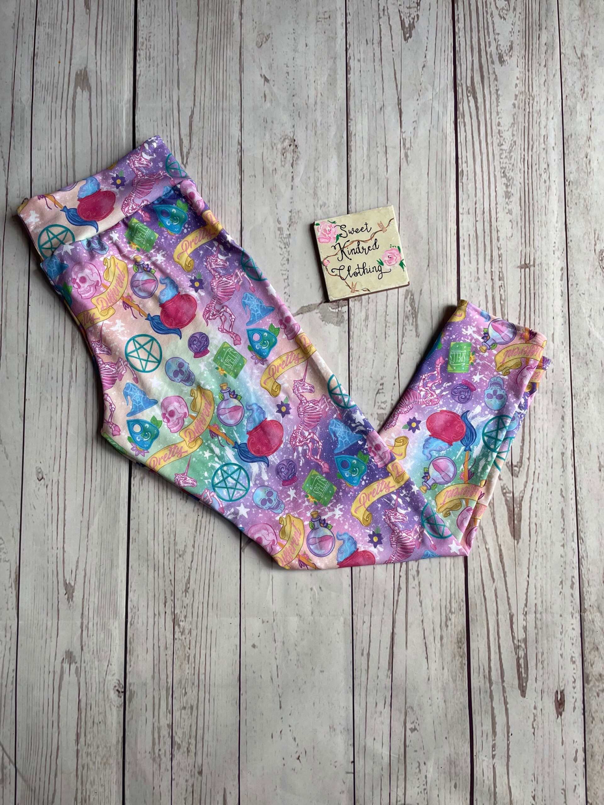 Colourful alternative adult leggings, - Image 4