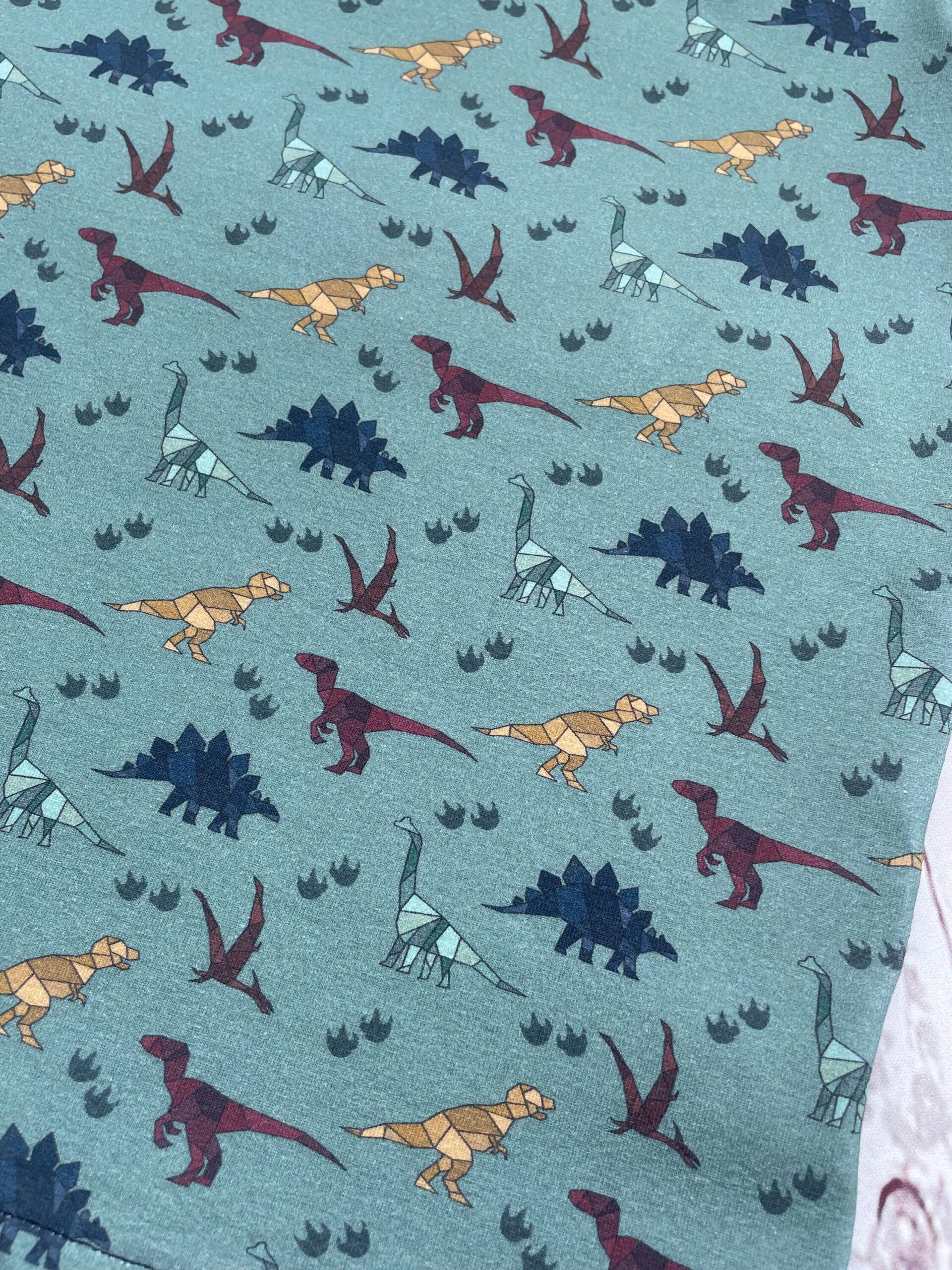 Dinosaur Jumper and legging set, matching dinosaur outfit, multicolour dinosaur set - Image 4