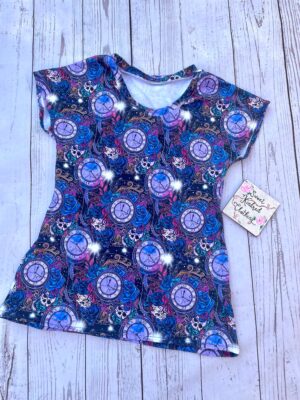 Skulls adults ladies T-shirt, skull ladies tee, woman’s alternative skulls T-shirt