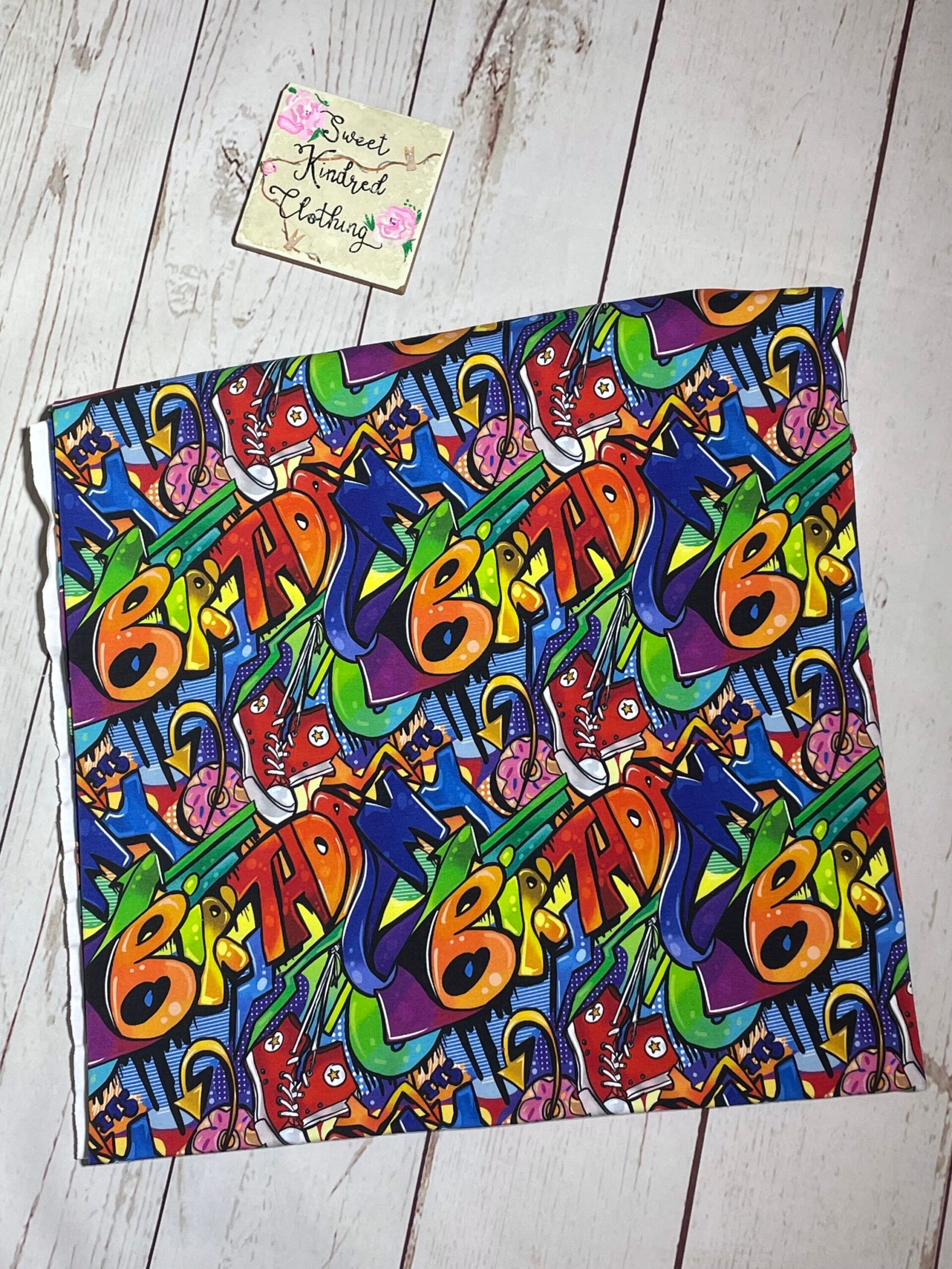 Happy birthday jumper, it’s my birthday jumper, graffiti jumper - Image 3