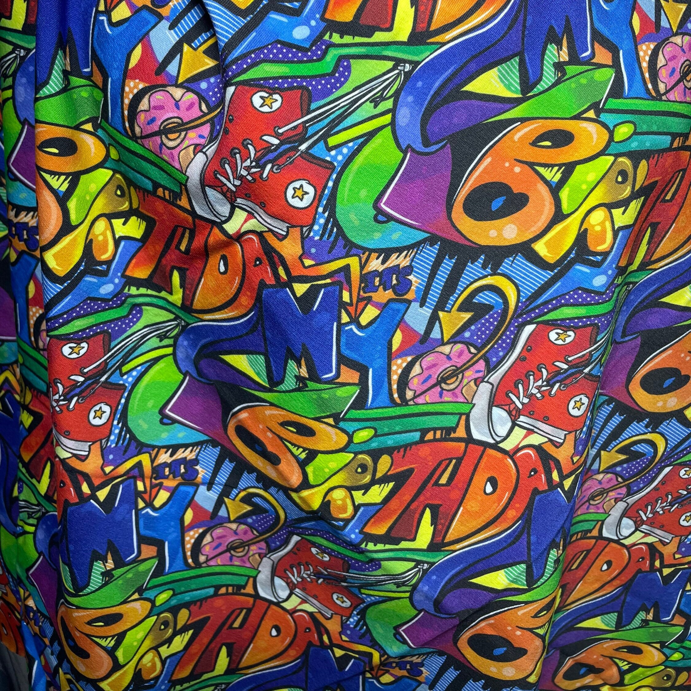 Happy birthday jumper, it’s my birthday jumper, graffiti jumper - Image 6