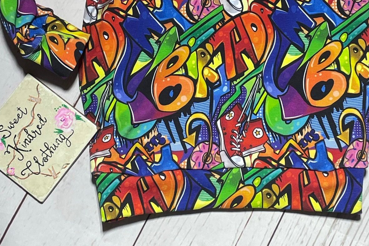 Happy birthday jumper, it’s my birthday jumper, graffiti jumper - Image 10