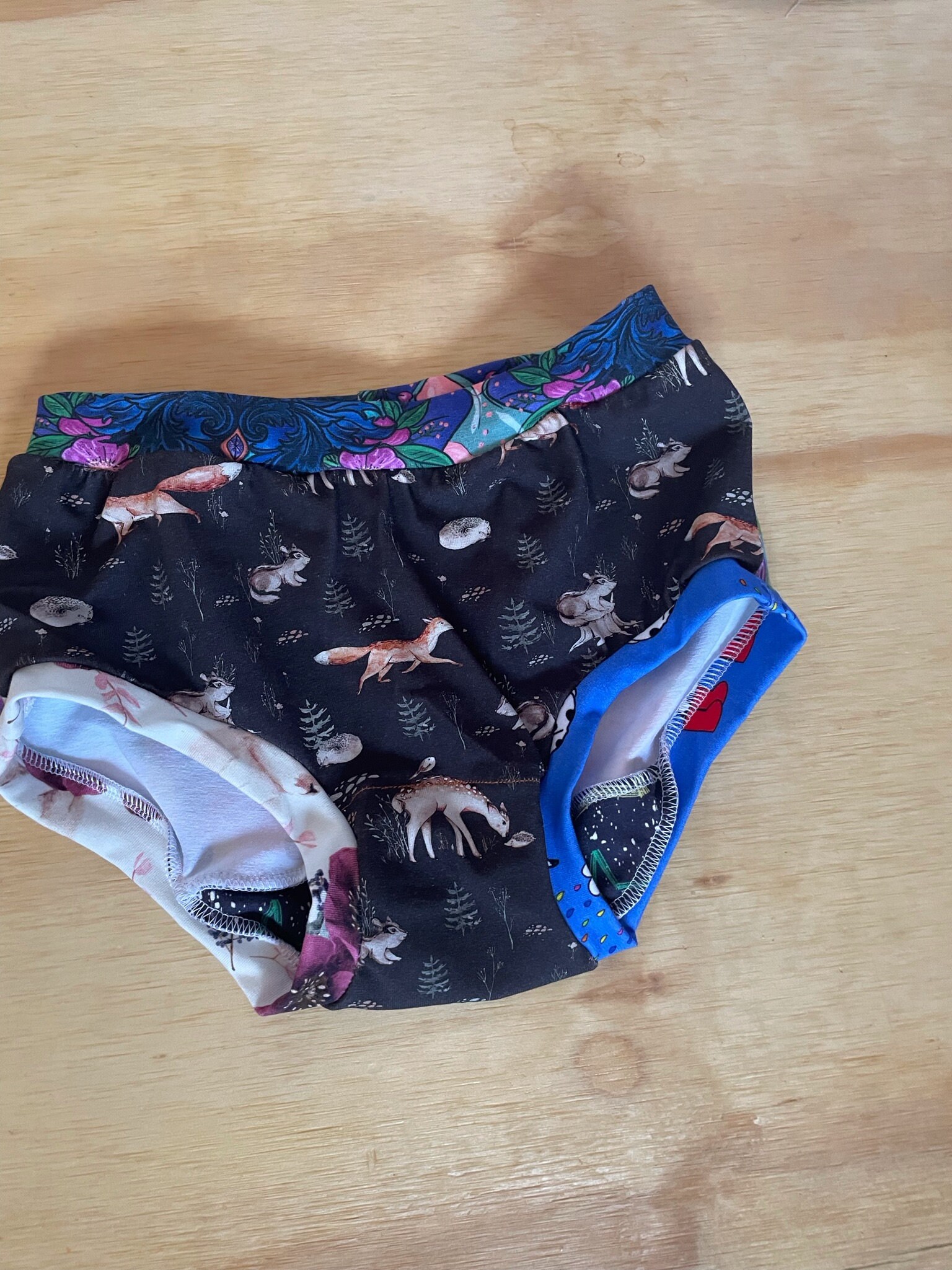 Girls pants, Children’s scrap pants set of 3, children’s handmade underwear, surprise pants - Image 8
