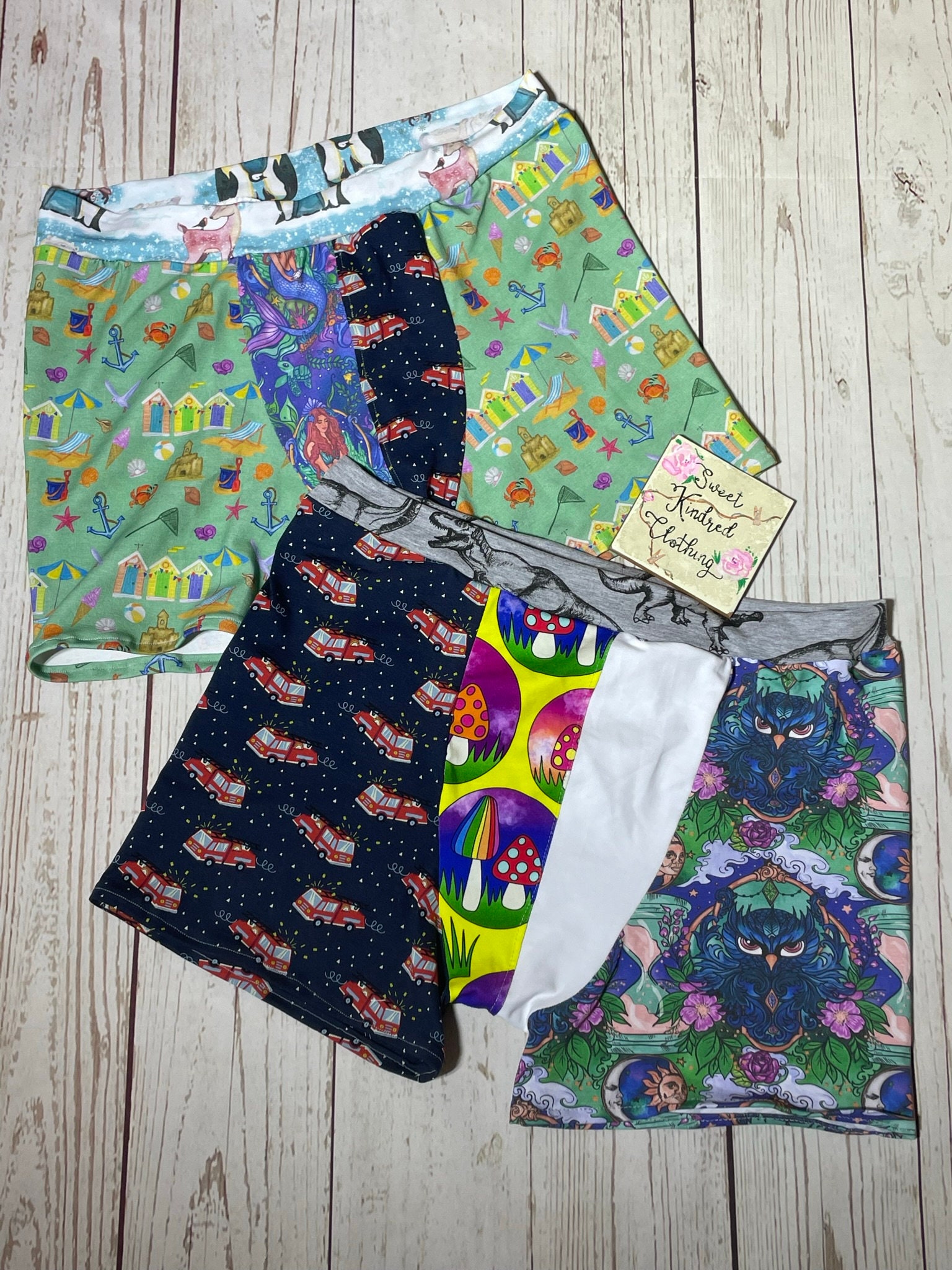 Zero waste boxer shorts, 3 pairs of sustainable boxers, men’s boxer shorts - Image 2