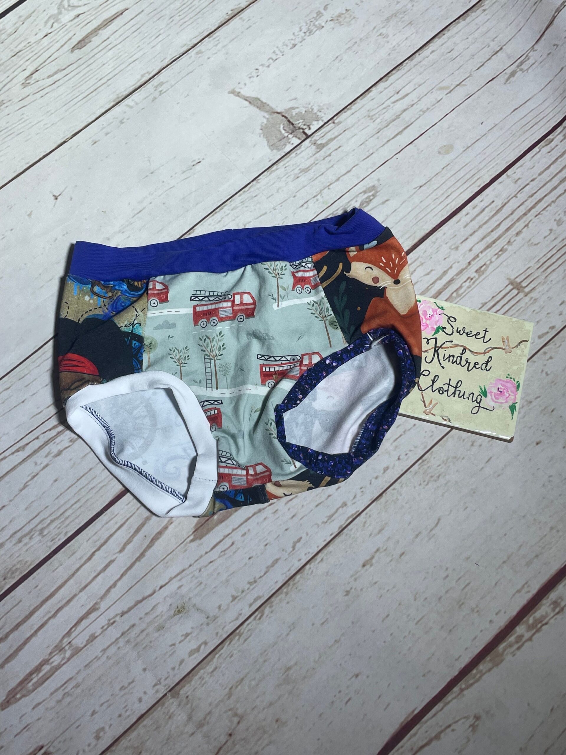 Boys pants, Children’s scrap pants set of 6, children’s handmade underwear, surprise pants - Image 4