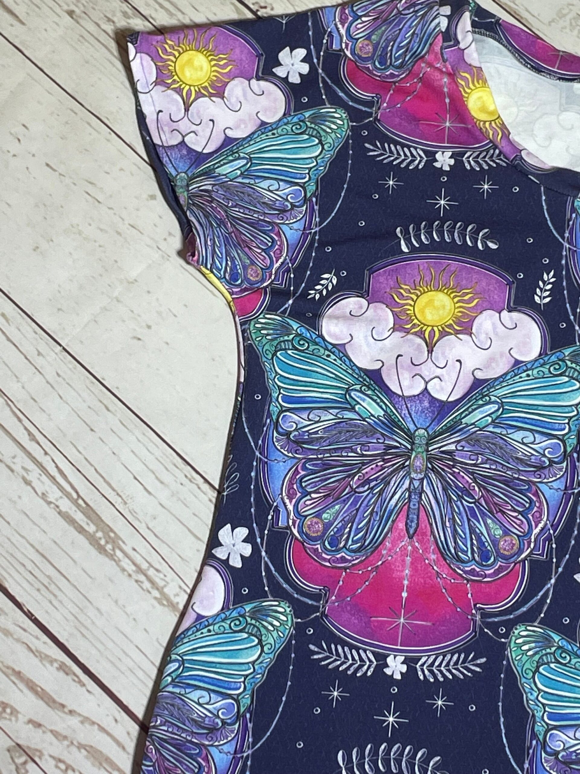 Butterfly ladies T-shirt, butterfly ladies tee, woman’s alternative butterfly T-shirt, adult butterfly T-shirt - Image 7
