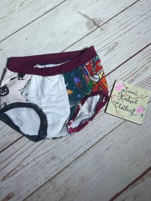 Boys pants, Children’s scrap pants, children’s handmade underwear, surprise pants