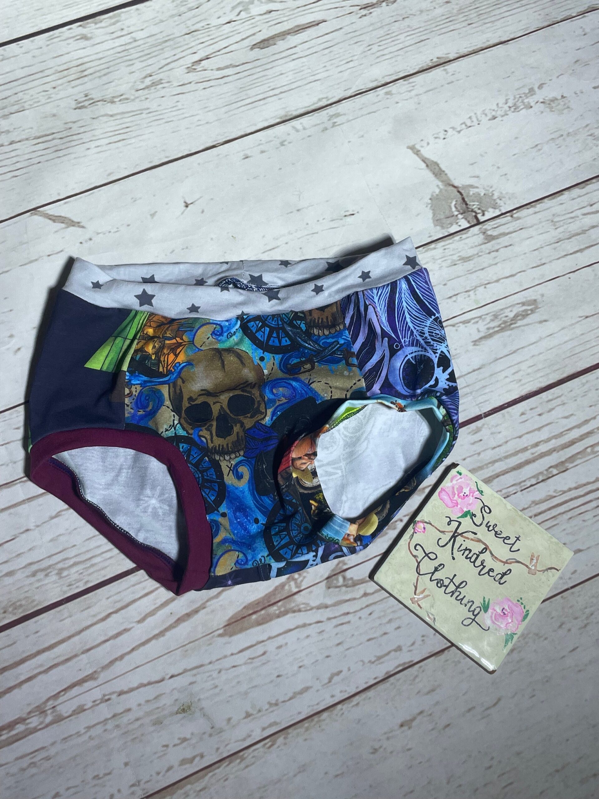 Boys pants, Children’s scrap pants, children’s handmade underwear, surprise pants - Image 6