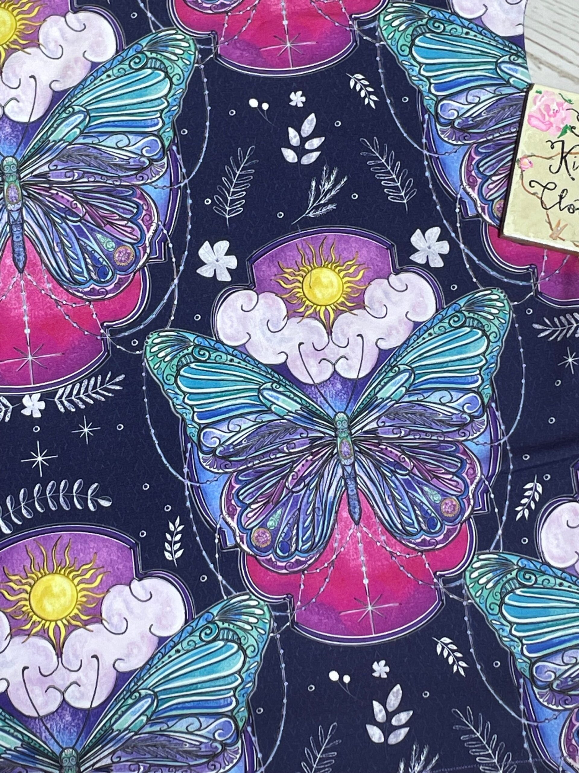Butterfly ladies T-shirt, butterfly ladies tee, woman’s alternative butterfly T-shirt, adult butterfly T-shirt - Image 4