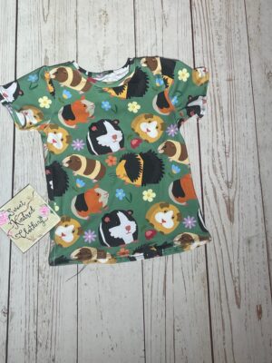 Green Guinea pig T-shirt, guniea pig clothing
