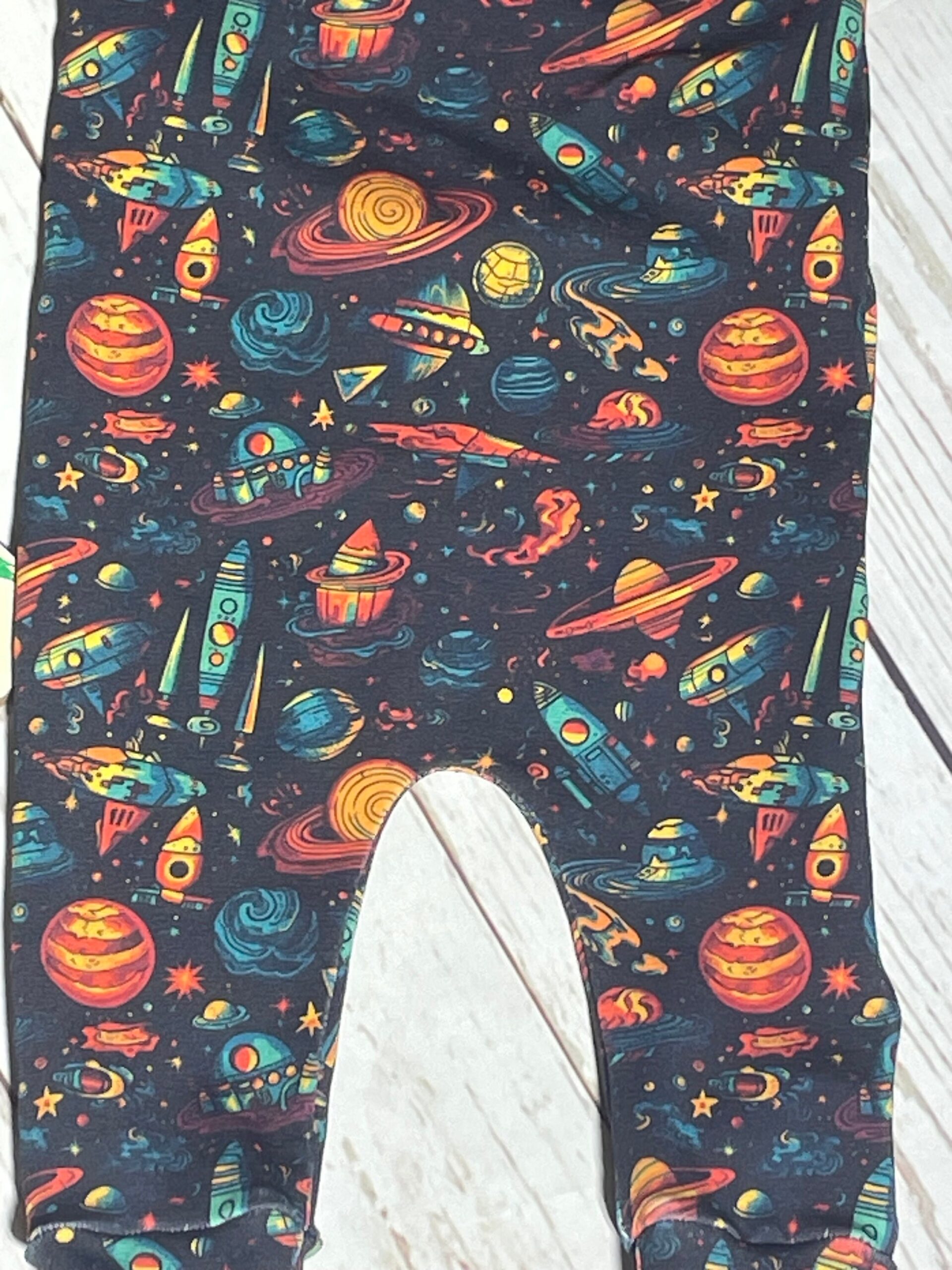 Space romper, rocket romper - Image 3