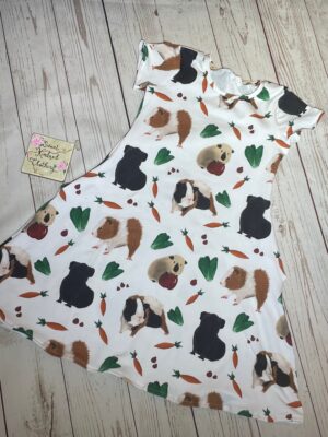 Guinea pig dress, summer dress, Guinea pig print dress