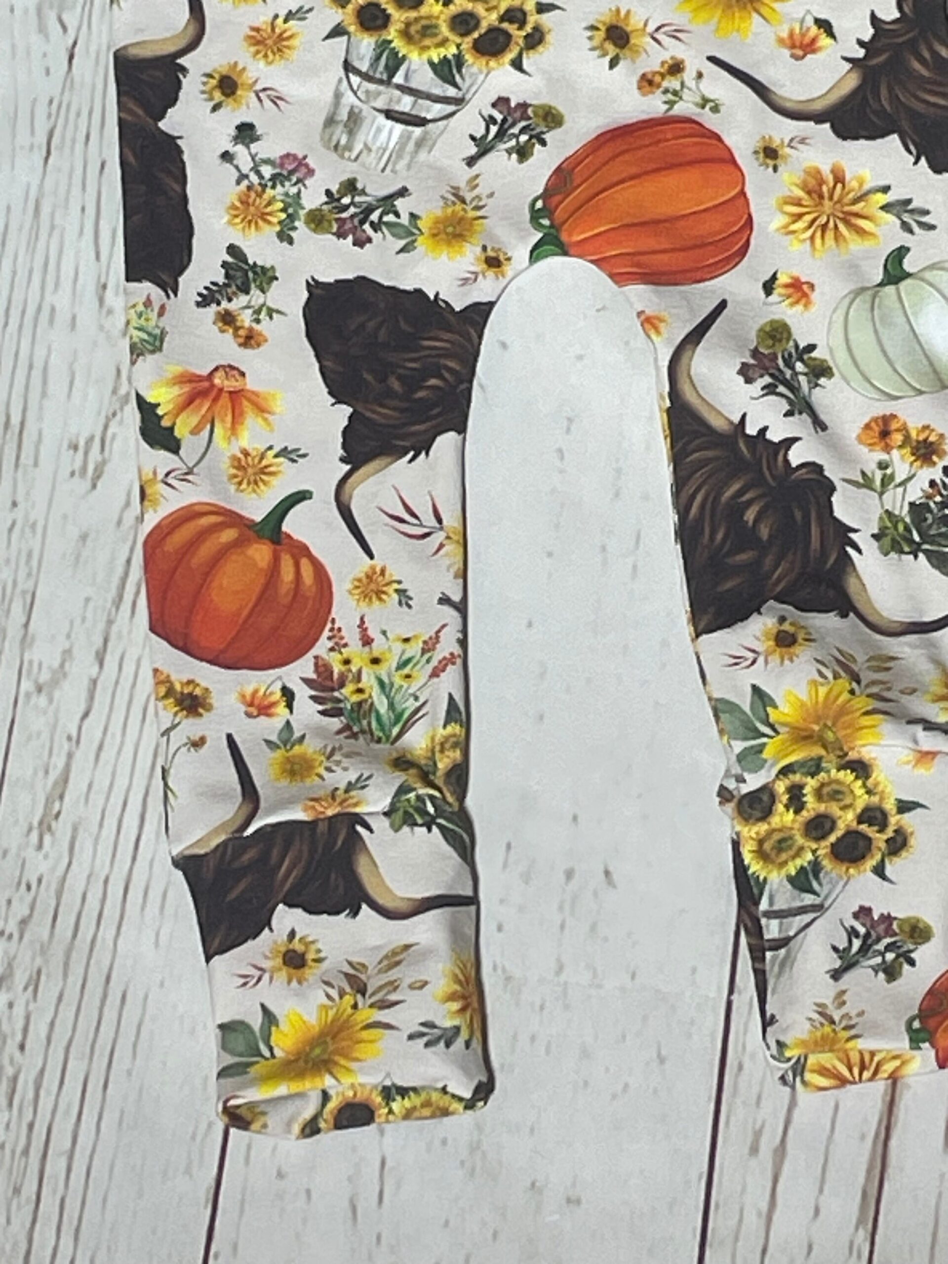Highland Cow romper, autumn highland cow clothing - Image 2