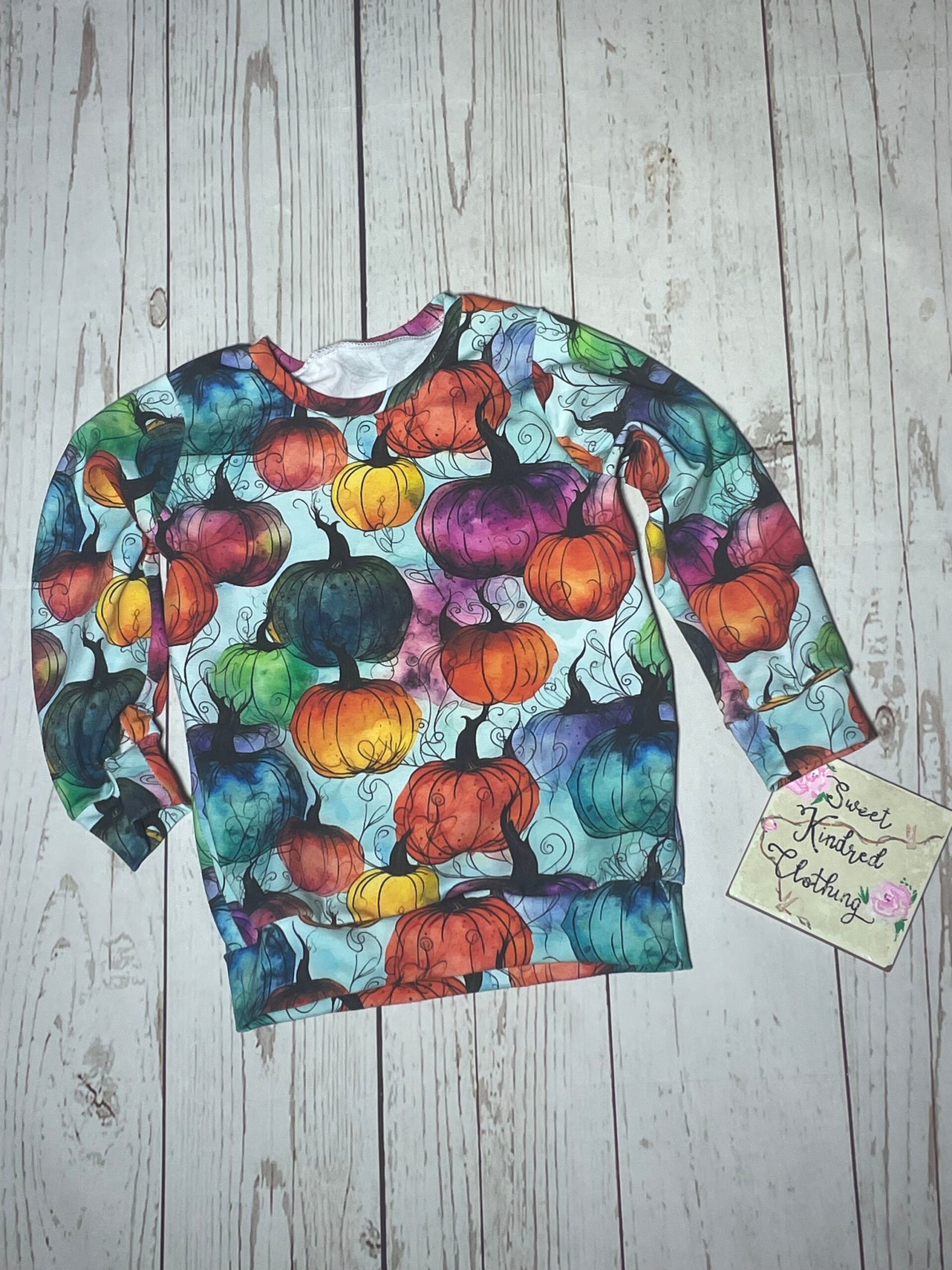 Pumpkin children’s jumper, pumpkin jumper, pumpkin clothing