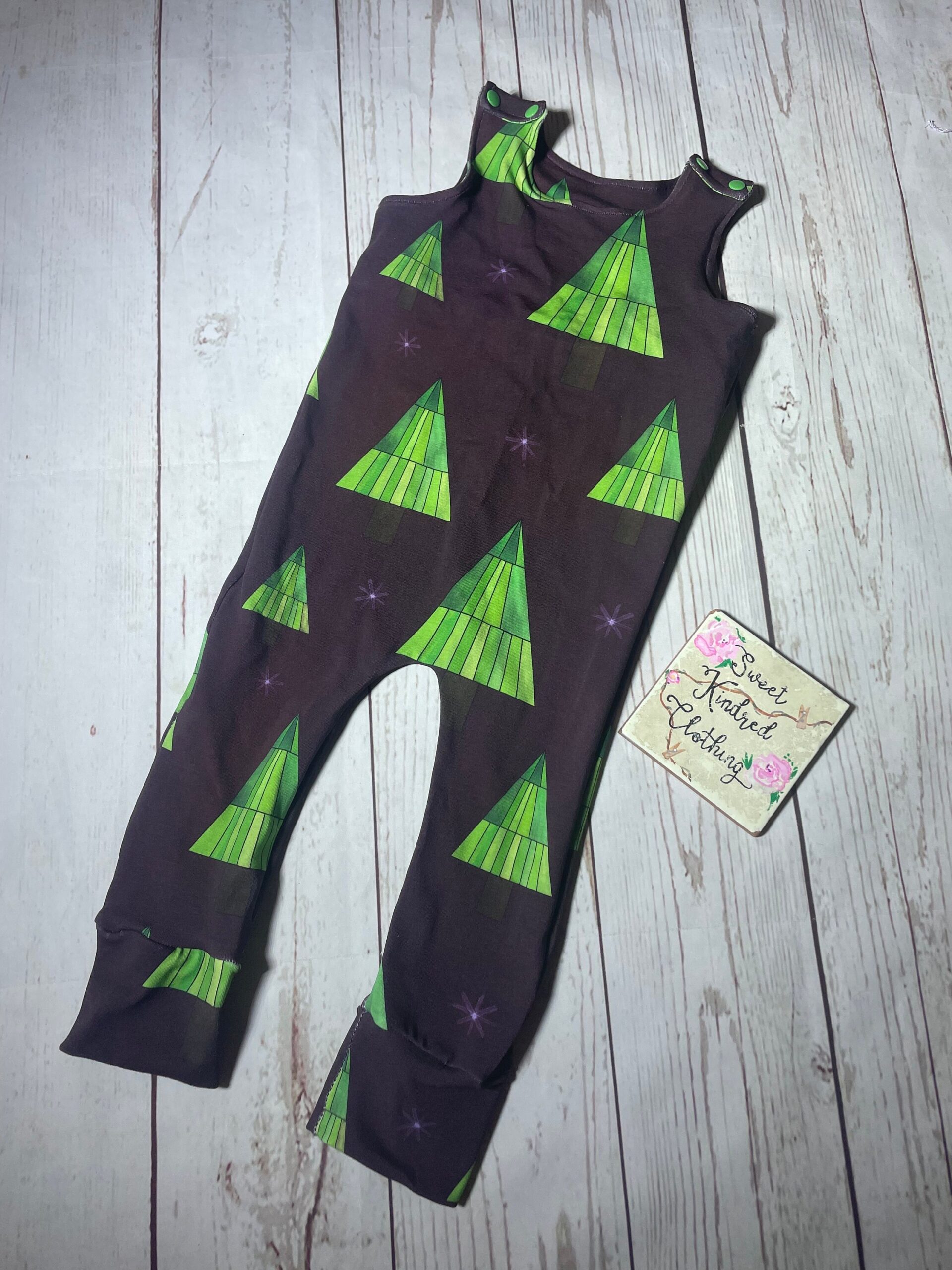 Christmas tree romper