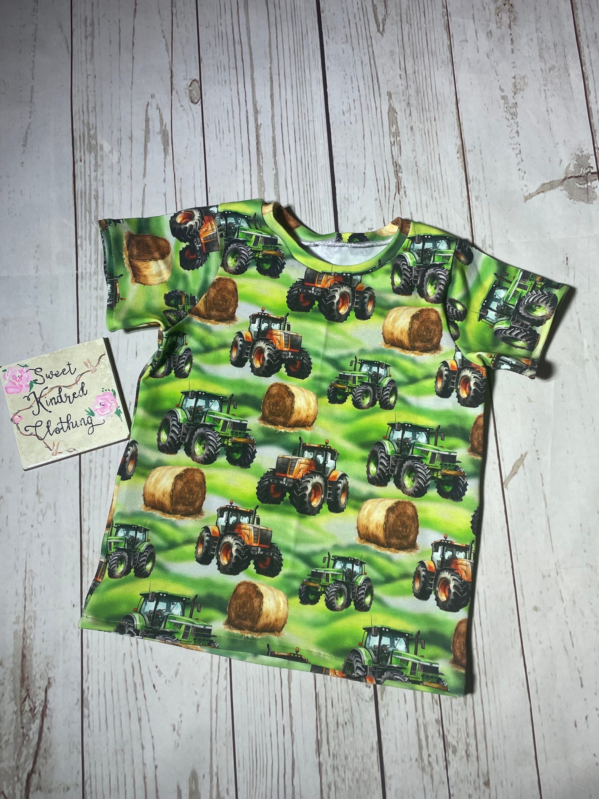 Tractor T-shirt, farm T-shirt, children’s T-shirt - Image 2