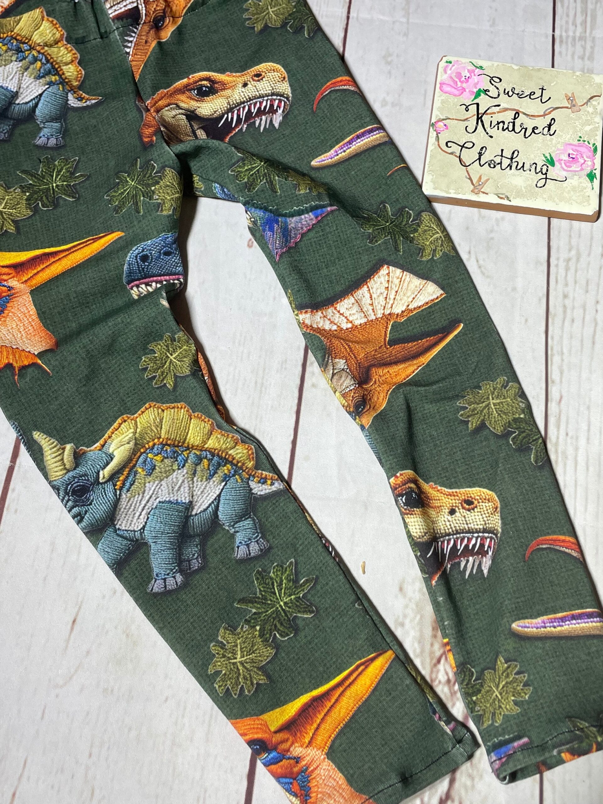 Dinosaur leggings, - Image 6