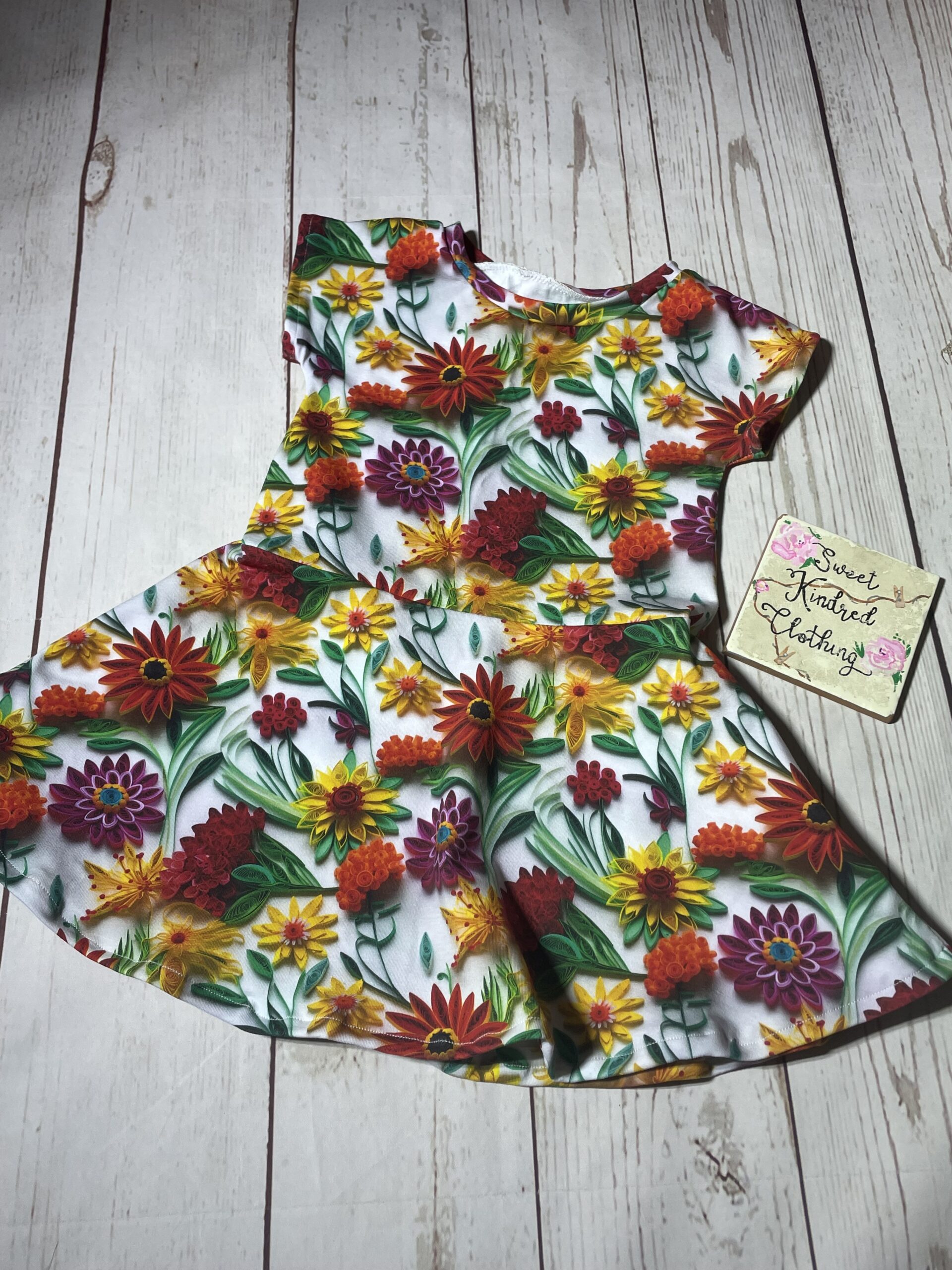 Flower dress, girls flower dress