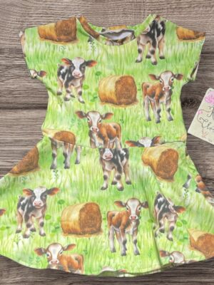 Cow dress, farm dress