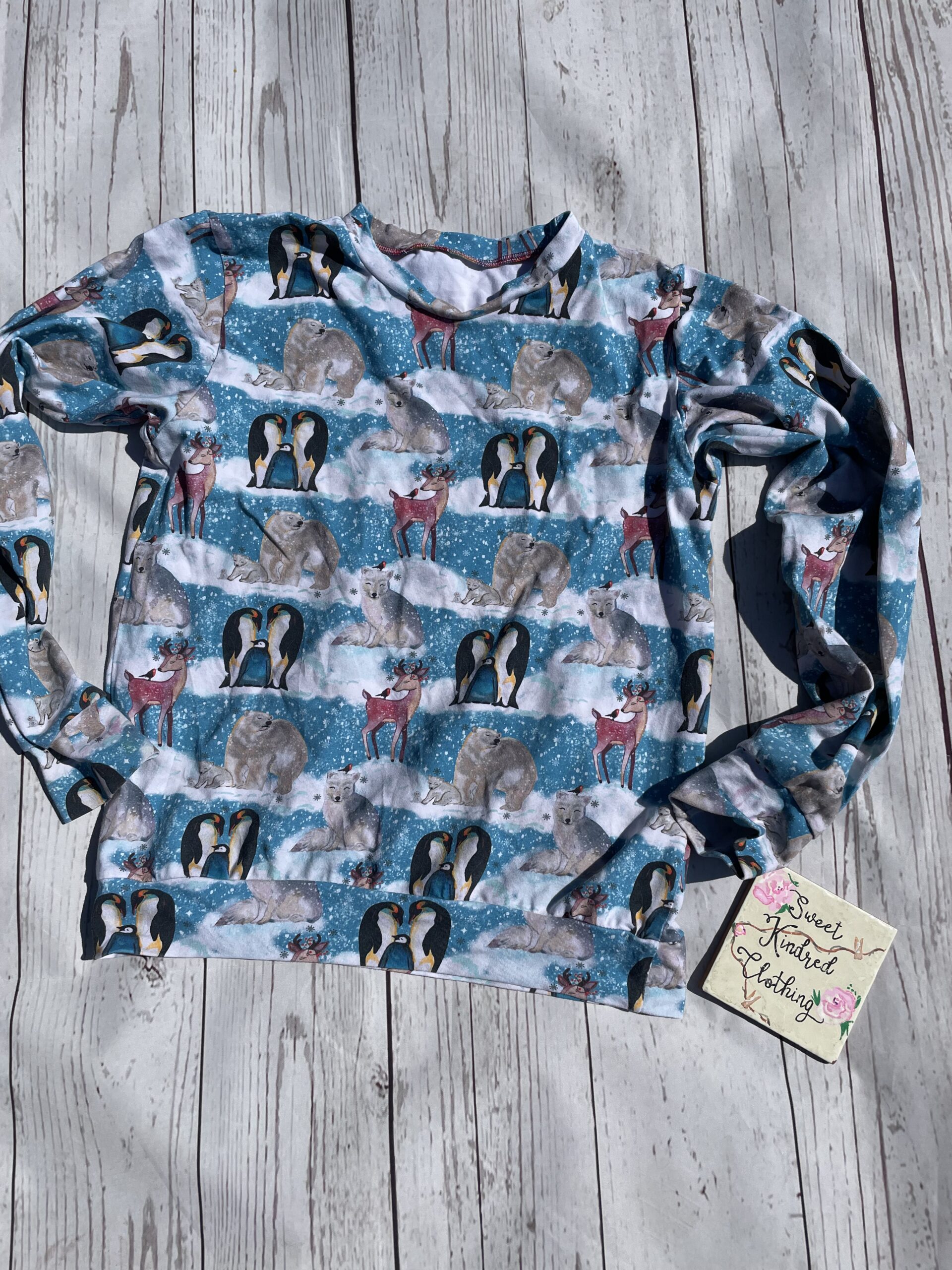 Winter animal jumper, Christmas animal jumper