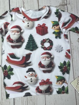 Santa, elf, snowman jumper