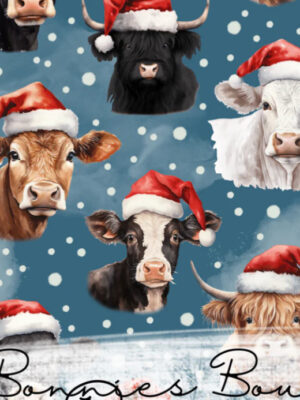 Christmas cow jumper