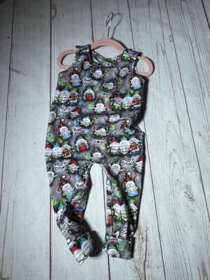 Christmas gnome romper,